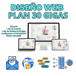 Diseño Web 30 Gigas